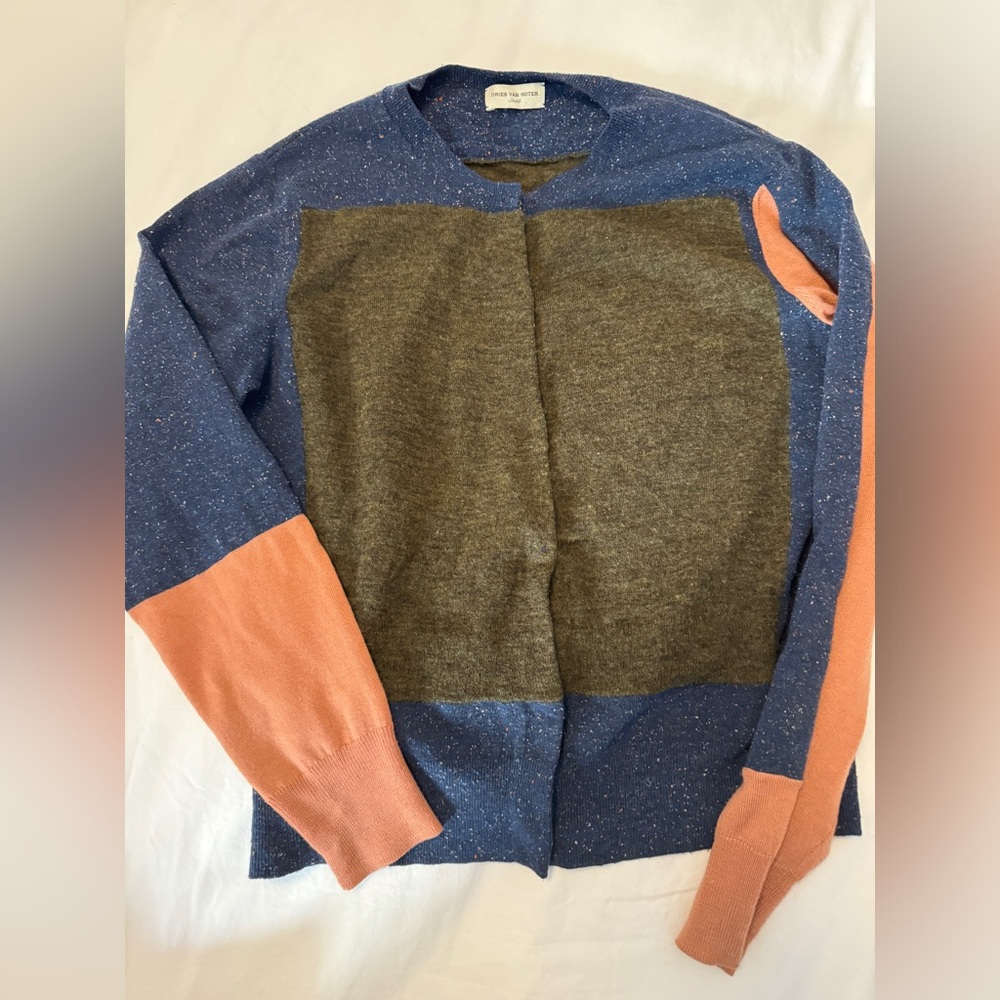 Dries Van Noten Colorblock Cardigan